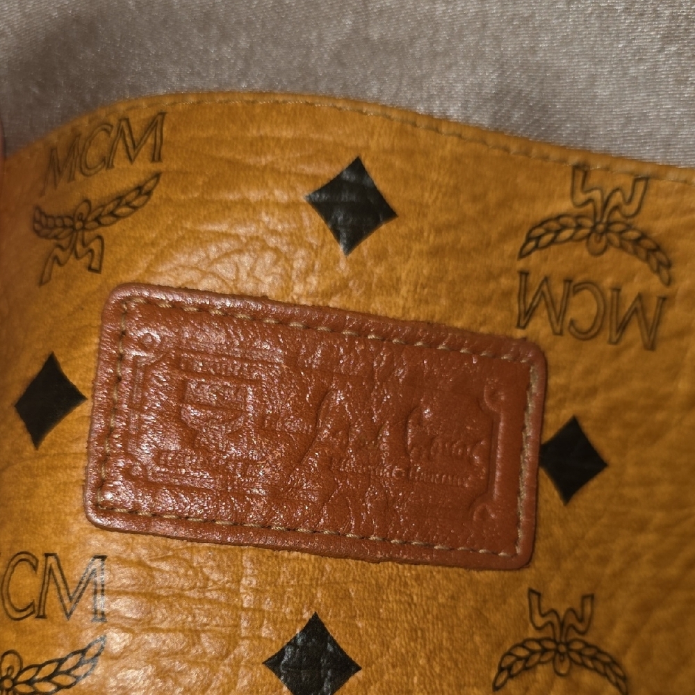 MCM Cognac Monogram Travel Bag# - Picture 11 of 14